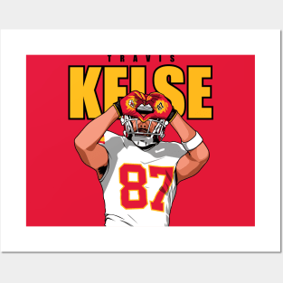 Travis Kelce Posters and Art